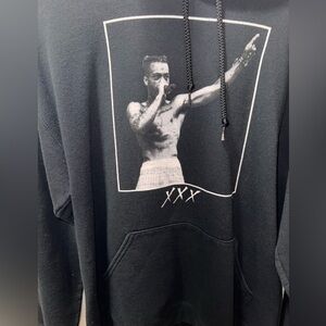 Black Graphic Hoodie